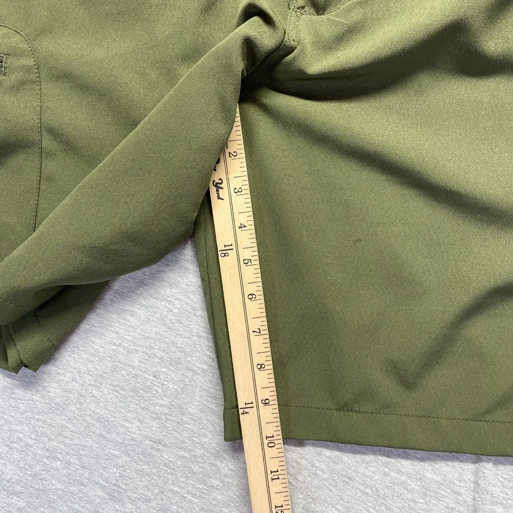 Magellan Outdoors Fish Gear Fishing Chino Shorts Mens 40 Green Water Resistance